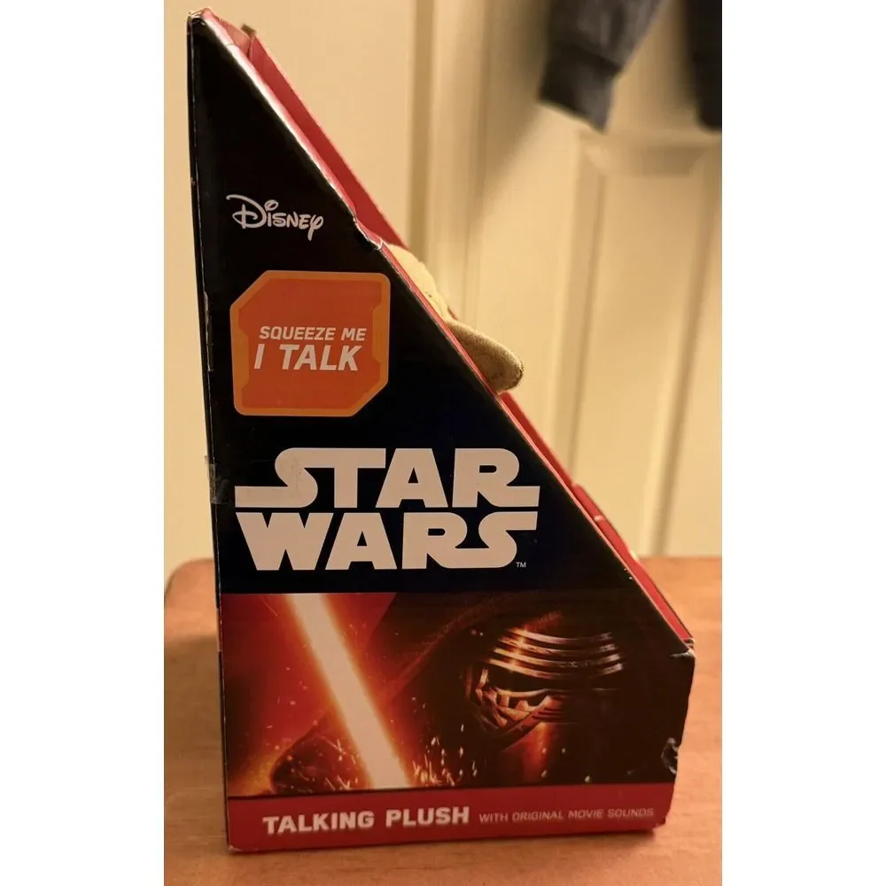 Disney Star‎ Wars Yoda Talking Plush-New Batteries included